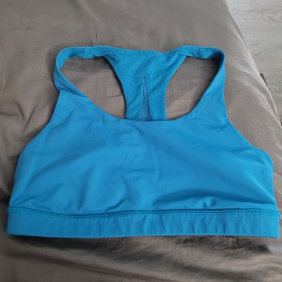 Lululemon Invigorate Bra Size 10 Blue - Picture 4 of 5